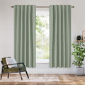 RYB HOME Bedroom Blackout Curtains 63 inches Long, 100% Blackout Thermal by RYBHOME