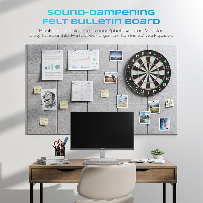 6-Pack Self-Adhesive Acoustic Panels, Soundproof Wall Panels - Image 4