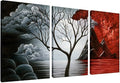 Wieco Art Extra Large The Cloud Tree Modern Gallery Wrapped Giclee Canvas Print by WiecoArt