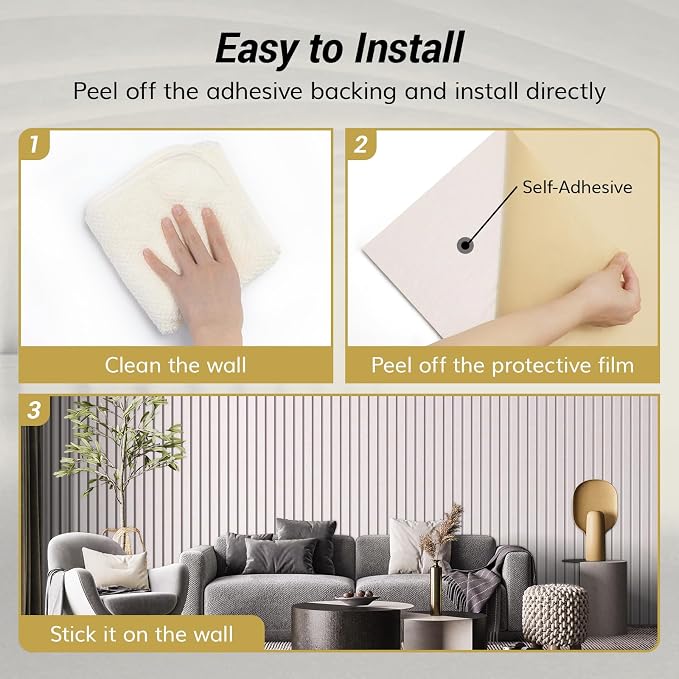 TONOR 8-Pack Bilayer Acoustic Panels Large Self-adhesive, 47.2'' * 23.6'' * - Image 5