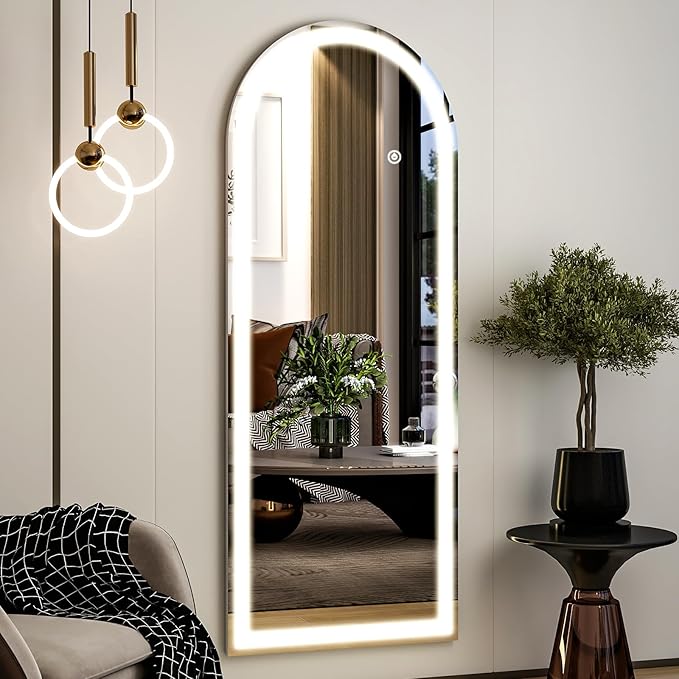 Easly 21"x56" Arched Full Length Mirror - Image 3