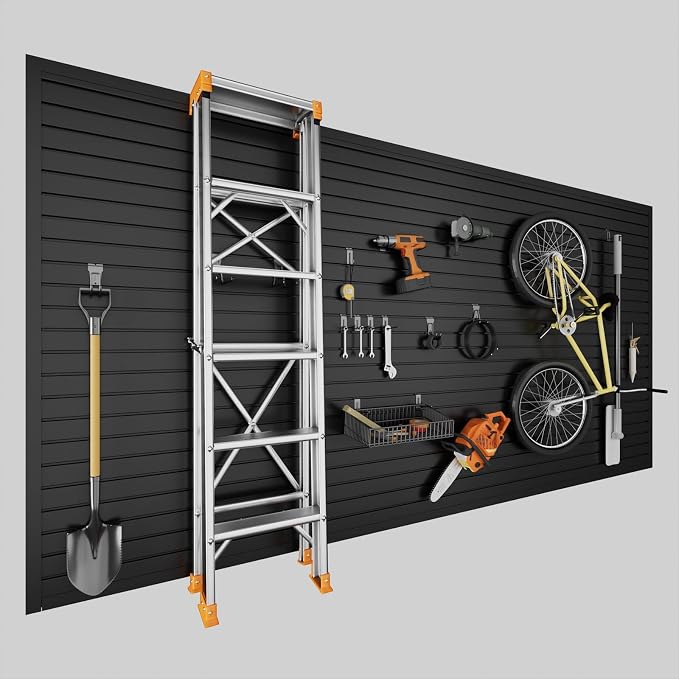 4 x 8 FT Slatwall Panel Garage Wall Organizer, Heavy Duty Slat Wall Paneling - Image 9