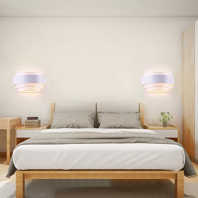 LightInTheBox Modern Wall Sconce Set of 2 Indoor Wall Light Fixture Half Moon - Image 3