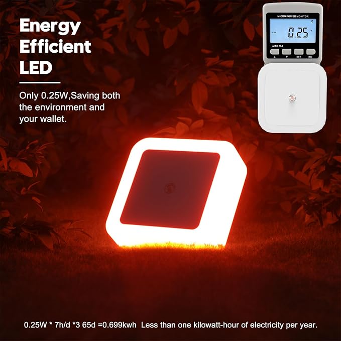 Sujeet Night Light, Night Lights Plug into Wall 8-Pack, Nightlight Plug in - Image 3