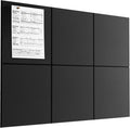 MaxGear Large Felt Bulletin Board 36" x 24", Cork Board Alternative, 6 Pack by MaxGear