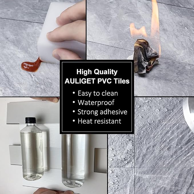 AULIGET 20-Piece Peel and Stick Backsplash Wall Tiles, Laundry Room - Image 5