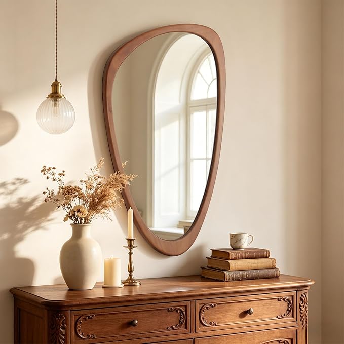 WallBeyond Asymmetrical Mirror, Irregular Wall Mirror, Wall Mirrors Decorative - Image 2