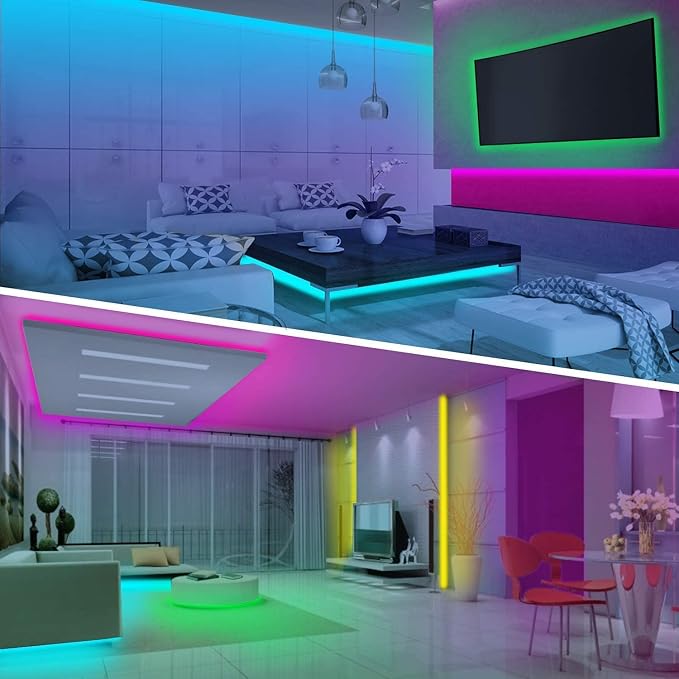 Tenmiro 65.6ft Led Strip Lights Smart Led Light Strips Music Sync Color - Image 9