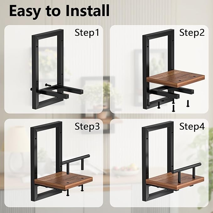 Sbosbo Floating Shelves for Wall, Plant Shelf Indoor, Wall Planters for Indoor - Image 5