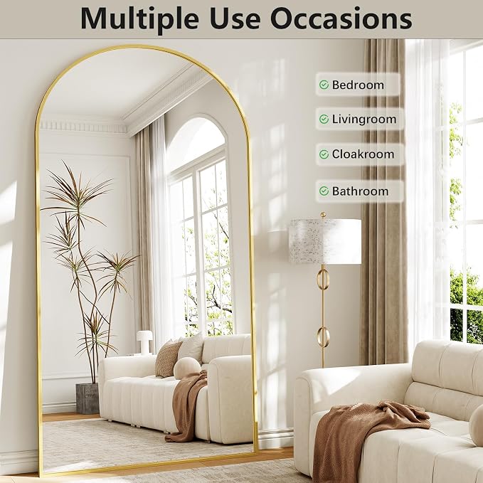 Oversized Full Length Mirror, Room Decor Big Full Body Mirror - Image 6