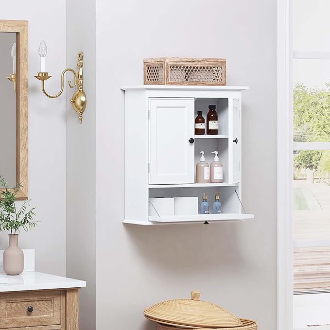 Spirich Bathroom Cabinet Wall Mounted, Small Bathroom Wall Cabinet Over Toilet - Image 4