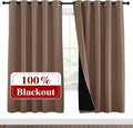 NICETOWN Living Room Completely Shaded Draperies, Privacy Protection & Noise by NICETOWN