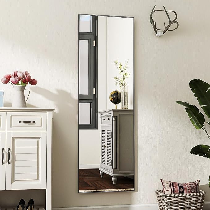 Koonmi 56"x21" Floor Mirror Full Length, Bedroom Floor Body Mirror - Image 5