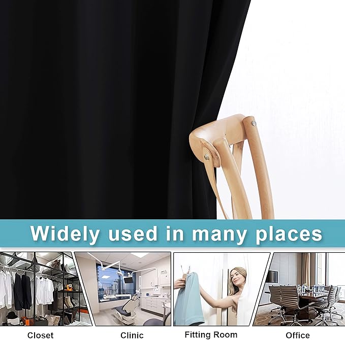 RYB HOME Extra Long Curtains Light Block Soundproof Privacy Blinds - Image 5