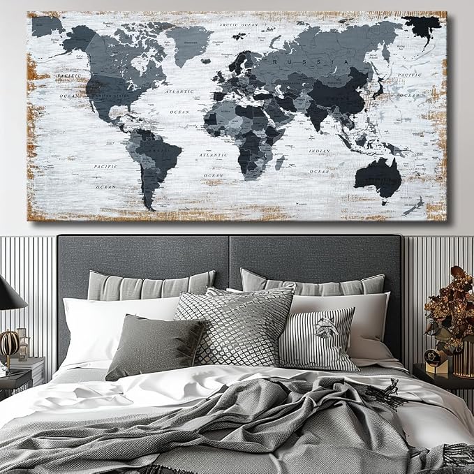 Canvas Wall Art Black Wall Decor Office Pictures - Image 6