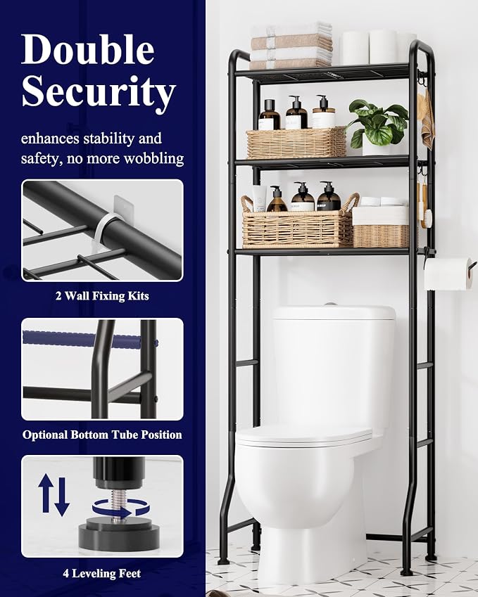 Kitsure Over Toilet Storage Rack - Image 7