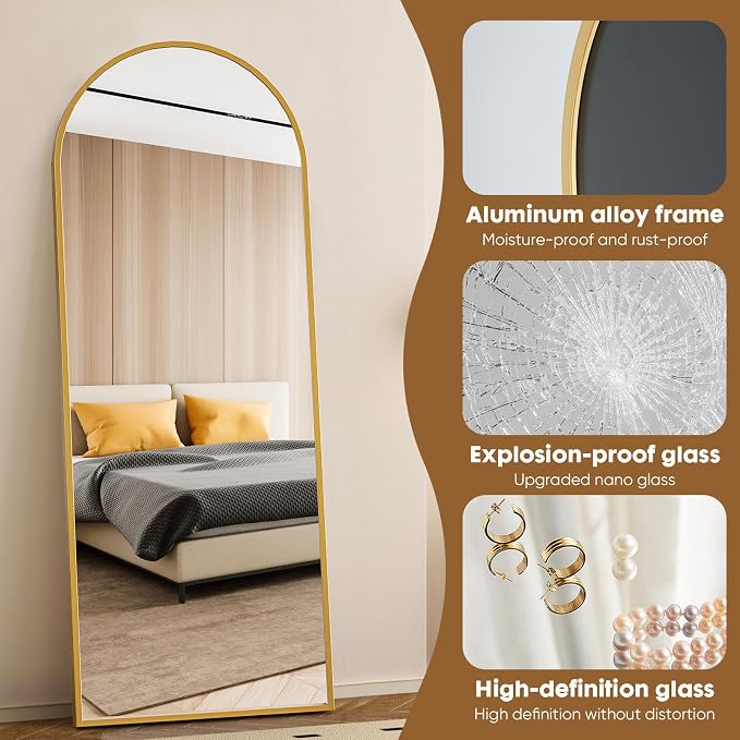 DUMOS Arched Full Length Mirror - Image 3