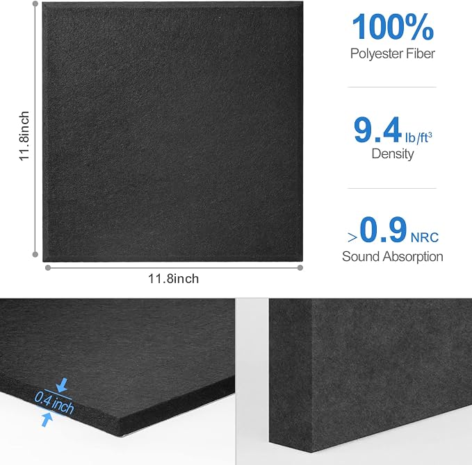 Sonicism 8 Pack Acoustic Wall Panels - Image 7