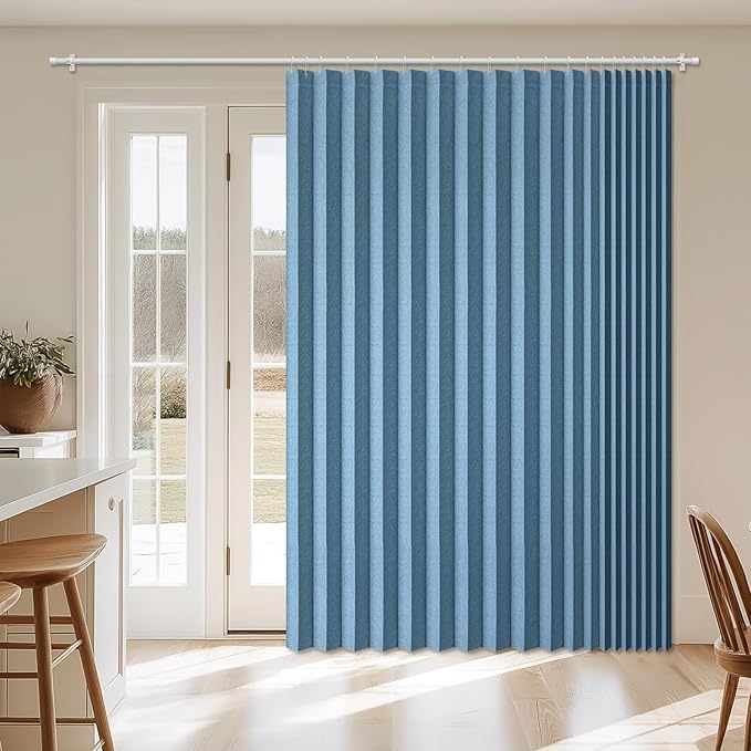 AJAZZ Blackout Doorway Curtains Accordion Doors by AJAZZ
