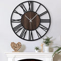 Large Wall Clock for Living Room Decor, 24 Inch Non Ticking Silent, Battery by ArtfulClocksBeautifulMoments
