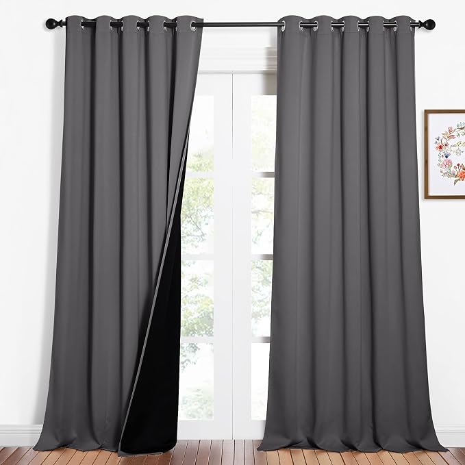 NICETOWN Total Shade Curtains and Draperies, Heavy-Duty Full Light Shading by NICETOWN