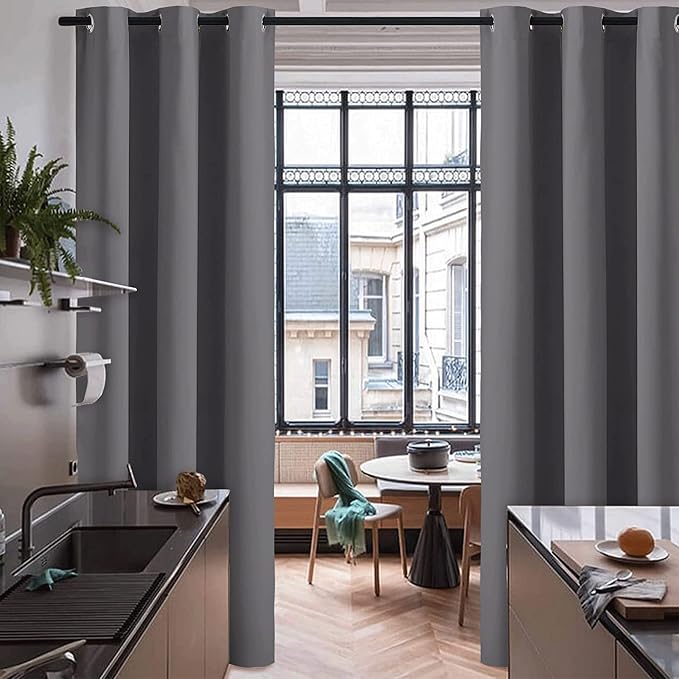 RYB HOME Blackout Curtains 108 inches Long - Image 2