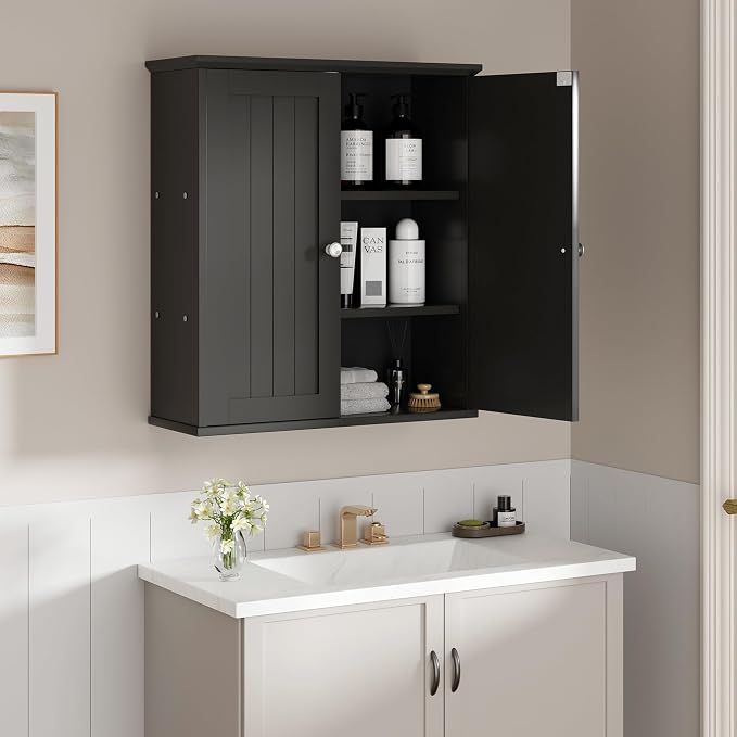 Shintenchi Bathroom Wall Medicine Cabinet - Image 4