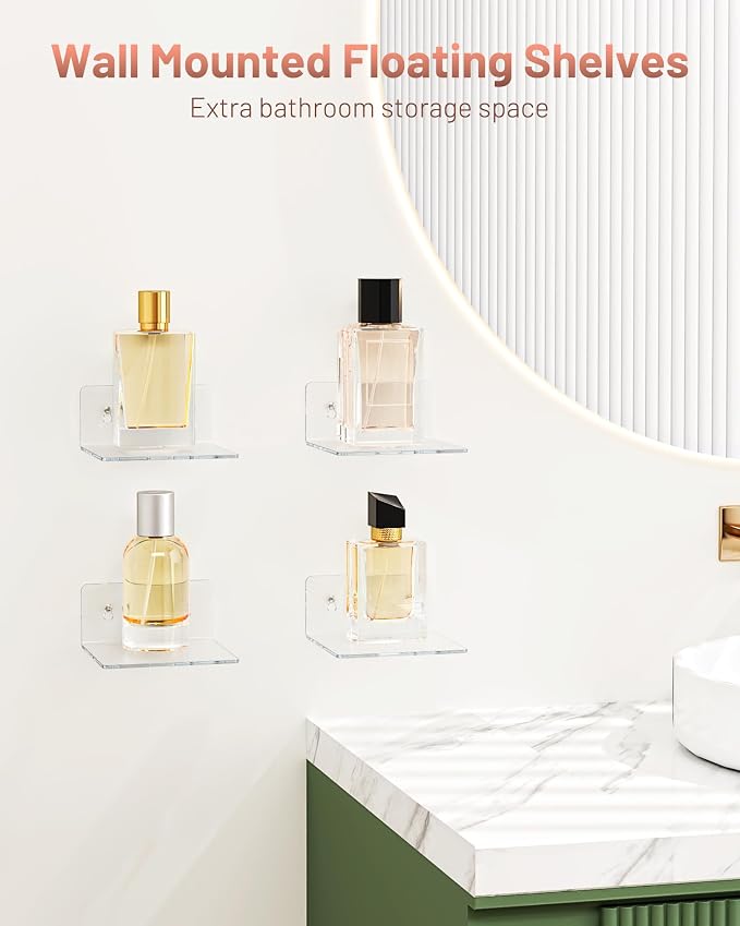 4 Pack Small Wall Shelf - Image 8