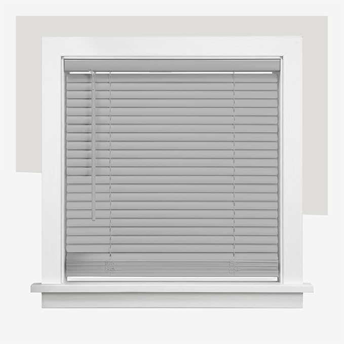 CHICOLOGY Cordless Mini Blinds for Indoor Windows, 47.75" W x 72" H, Light by CHICOLOGY
