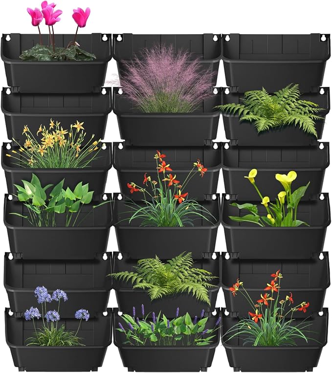 Vertical Garden Planter, 13 inch Wall Mounted Planter by kunghei