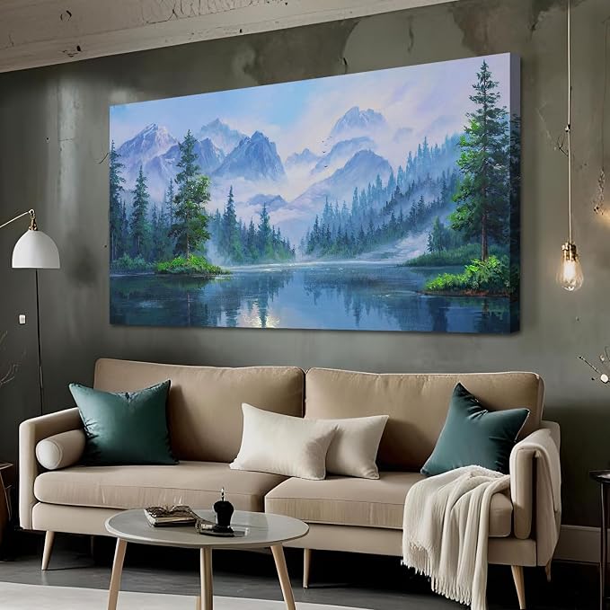 Ardemy Large Landscape Wall Art Nature Canvas Textured Forest Scenery Pictures - Image 6