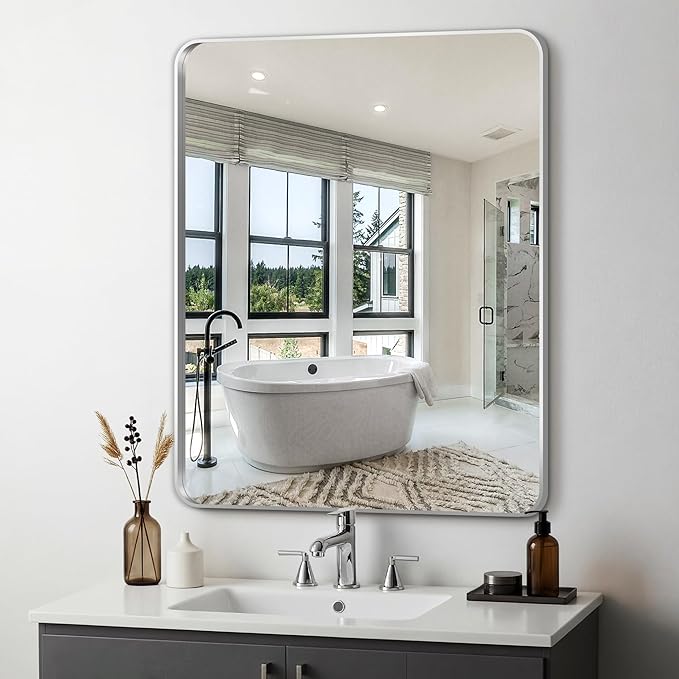 Delma Bathroom Vanity Mirror, High-Definition Bathroom Mirror, Versatile by Delma