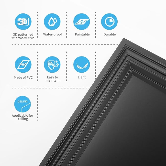 Art3d 36-Pack Drop Relief Ceiling Tiles - Image 4