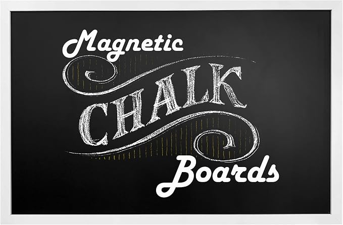 Loddie Doddie Magnetic Chalkboard & Magnet Board - 36 in x 24 in by LoddieDoddie