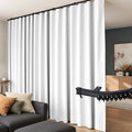 Room Divider Curtains Flexible Ceiling Tracks set Curtain track Ceiling Mount by Hoeflife