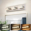 Brushed Nickel Vanity Lights for Bathroom Light Fixtures Adjust 3 Colors Modern by BrightUpHomeWithLight