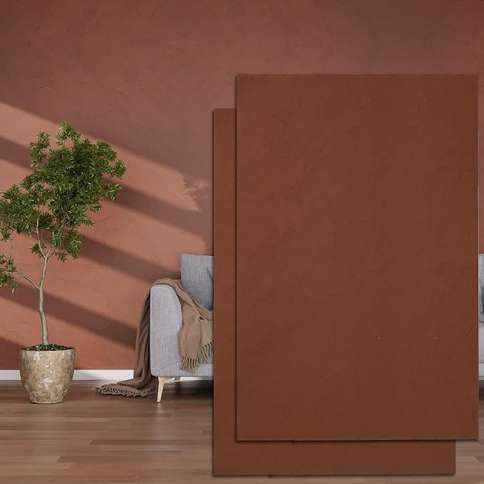 3D Wall Panels - 4PCS 47.2"x23.6" Faux Stone Wall Covering - MCM Modified Clay by NAMAII