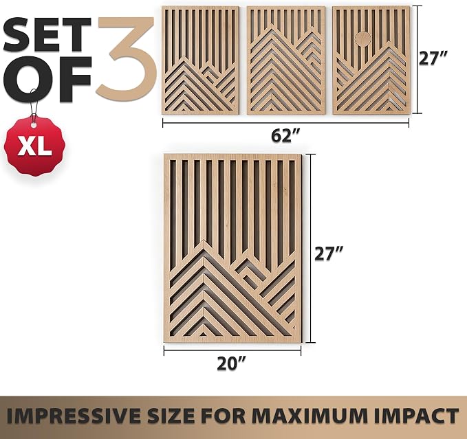 qmmp Modern Wooden Wall Sculptures - Image 5