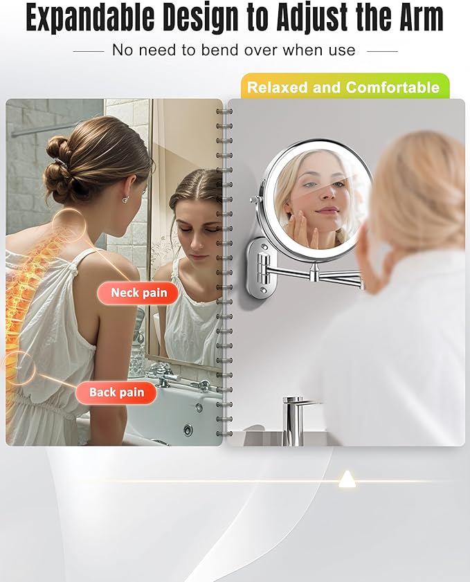 Wall Mounted Makeup Mirror - Image 4