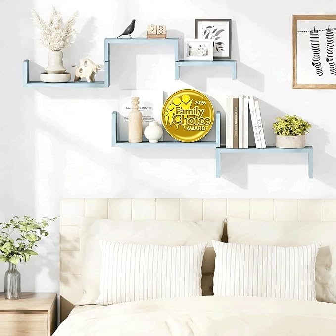 SRIWATANA Floating Shelves for Wall, Wall Shelves for Bathroom, Living Room - Image 2