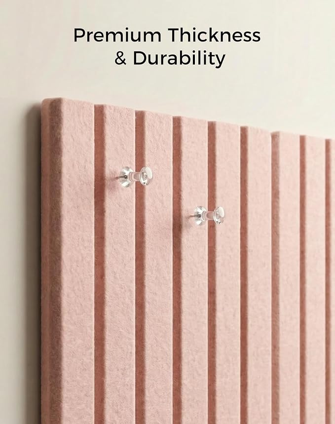 Aothia 12-Pack Felt Bulletin Board Tiles 48"x36", Modular Pin Board - Image 3