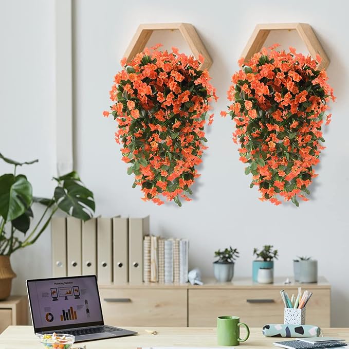 Artificial Fake Hanging Flowers Plants - Image 3