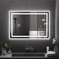 Koonmi 38"x26" LED Mirror for Bathroom, 90CRI Anti-Fog Vanity Mirror by KOONMI