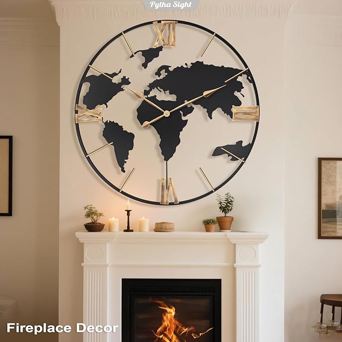 Pytha Sight 36 Inch Oversized Giant Extra Large Modern Decorative Metal World - Image 4