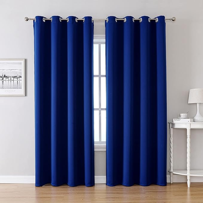 ChrisDowa Blackout Curtains 108 Inches Long 2 Panels Set by ChrisDowa