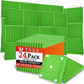 24 Pack Acoustic Panels – Sound Proof Foam Panels by TOUO