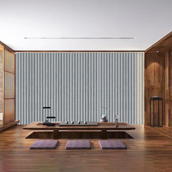 Gray Wood Slat Wallpaper - Image 6