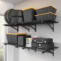 Jusgym 4 Pack Heavy Duty Garage Wall Shelving Set, Wall Mounted Garage Shelves by Jusgym