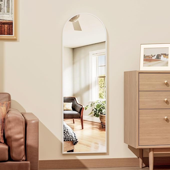 Rowjut Full Length Door Mirror, Wall Mounted Wall Mirrors, Cloakrooms, etc. - Image 2