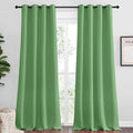 NICETOWN Froest Green Blackout Curtains 102 inches Length by NICETOWN